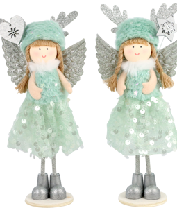 7078 ANGEL FIGURES SALVIA S/4